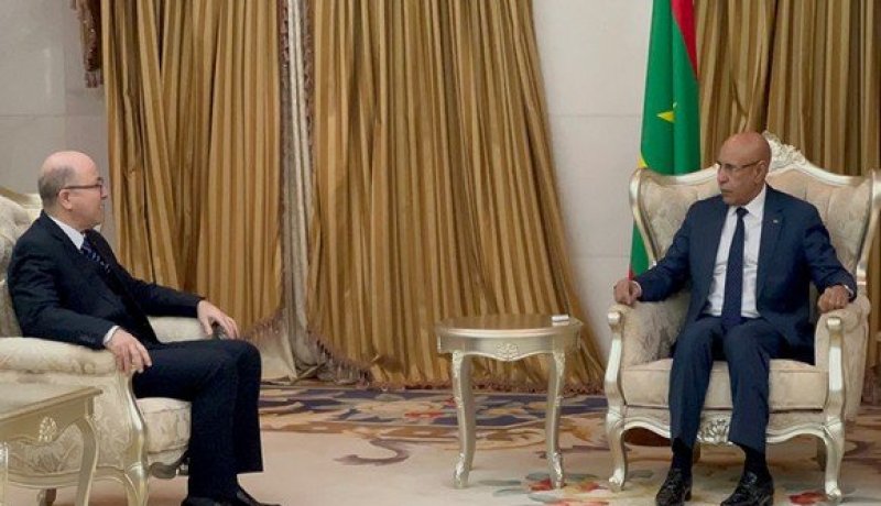 الوزير الأول يُستقبل من طرف الرئيس الموريتاني