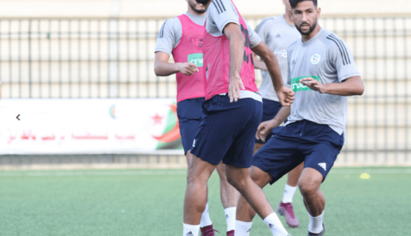 بالصور.. لاعبو المنتخب المحلي يجرون أول حصة تدريبية بقسنطينة