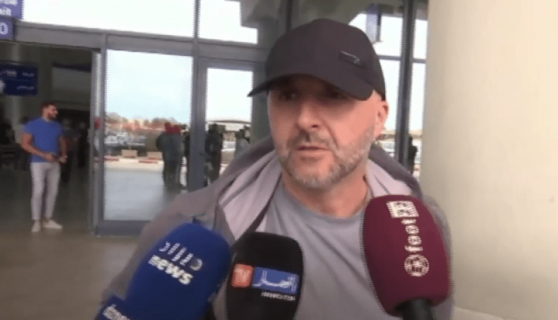 بلماضي يحل بأرض الوطن وهذا ما قاله