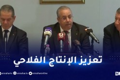 تشكيل فوج عمل بين قطاعات الفلاحة والصناعة والموارد المائية