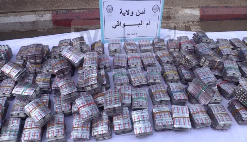 أم البواقي: حجز 16 ألف كبسولة “بريغابلين” وتوقيف 4 أشخاص