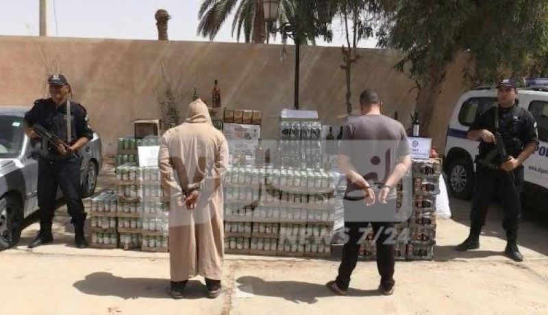 الوادي..توقيف مروجين وحجز ازيد 2400 وحدة مشروبات كحولية