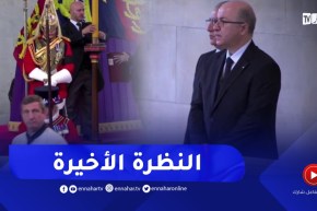 الوزير الأول يلقي النظرة الأخيرة على نعش الملكة إليزابيث الثانية المسجى في قاعة ويستمنسترلندن