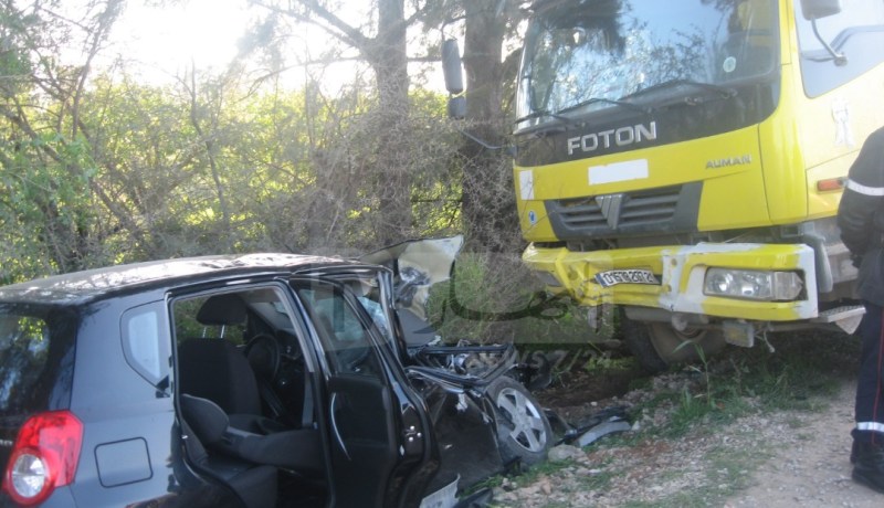 جيجل.. إصابة شخصين في اصطدام بين شاحنة وسيارة