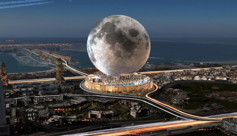 دبي تخطط لتصميم منتجع سياحي على شكل قمر