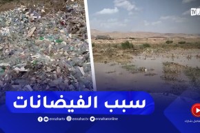 شاهد كيف تتسبب القارورات البلاستيكية في الفيضانات بتبسة
