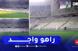 مشاهد رائعة لملعب براقي من الداخل قبل آخر الروتوشات