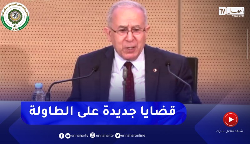 لعمامرة: فضلنا التركيز على القضايا الجديدة وتوصلنا في حقها إلى مشاريع قرارات