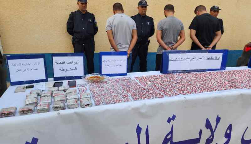 المدية: الإطاحة بشبكة إجرامية تروّج المؤثرات العقلية