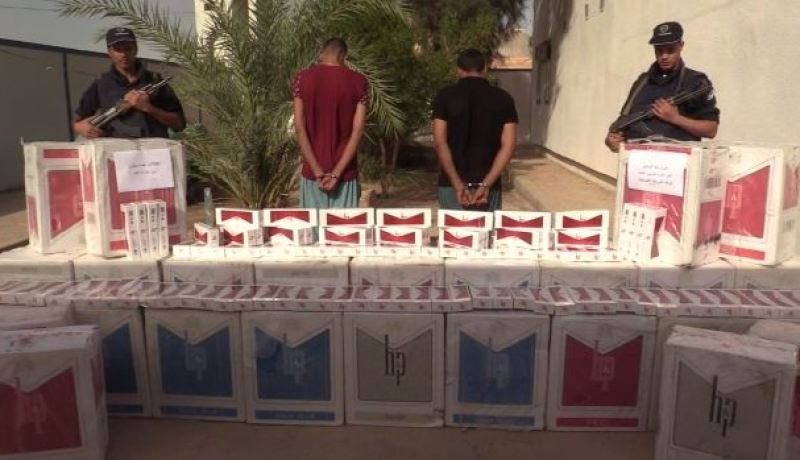 الوادي: أمن حاسي خليفة يحجز 17 ألف و500 علبة سجائر اجنبية مهربة