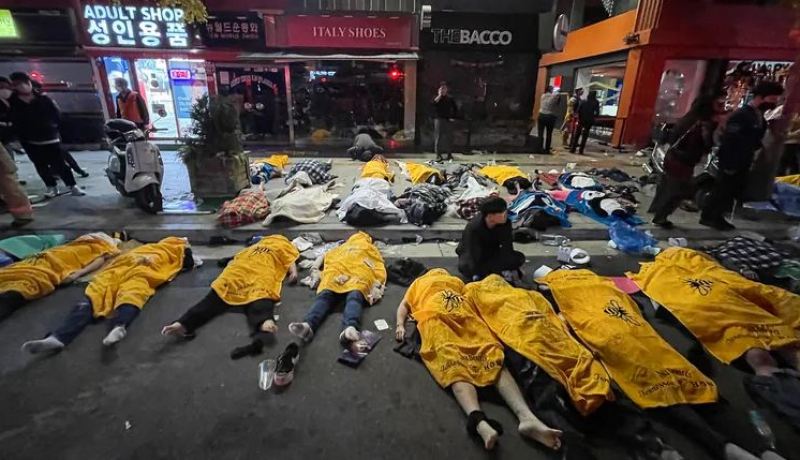 احتفالات هالوين تقتل العشرات من الأشخاص في كوريا الجنوبية