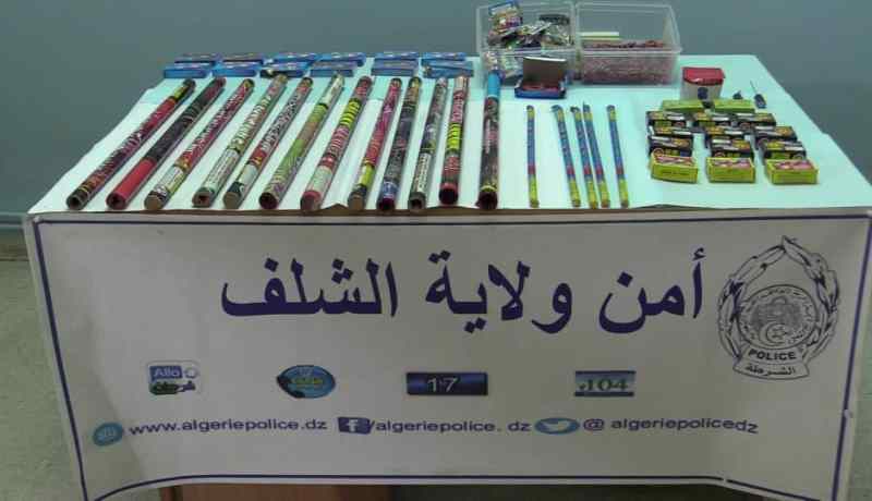 الشلف: حجز 22 ألف وحدة مفرقعة موجهة للتسويق