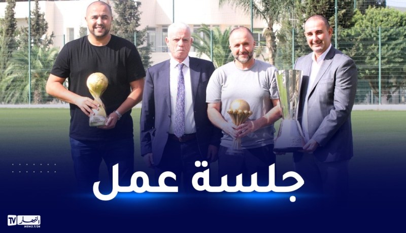 زفيزف يلتقي بلماضي وبوقرة ورمان وهذا ما دار بينهم