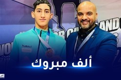 المصارع الجزائري دويدي نزيم يُتوج بطلا للعالم للكاراتي دو