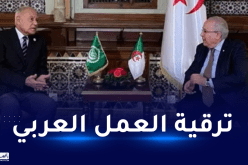 لعمامرة يتحادث مع الأمين العام للجامعة العربية