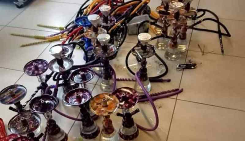حجز 100 وحدة شيشة ومعسل مجهول بعين الترك في َوهران
