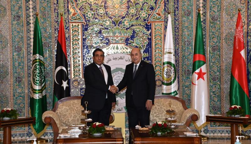 رئيس الجمهورية يستقبل رئيس المجلس الرئاسي الليبي