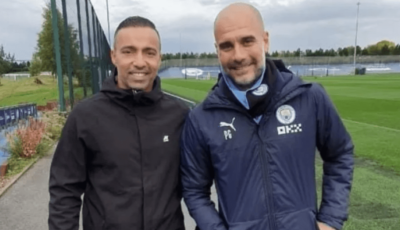 بن حمو يزور مركز تدريبات مانشستر سيتي