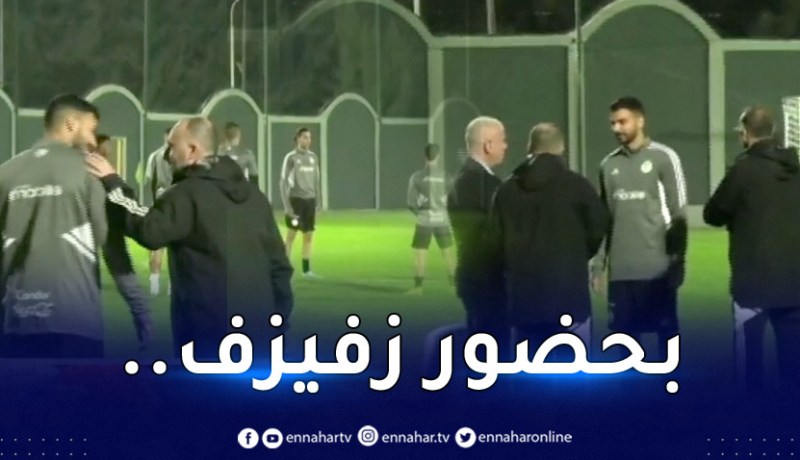 بالفيديو.. بلماضي يجتمع بليريس في أول حصة تدريبية للخضر