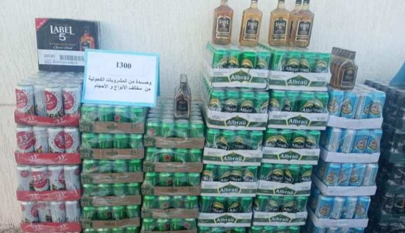 سكيكدة: توقيف شخصين وحجز 1300 مشروب كحولي