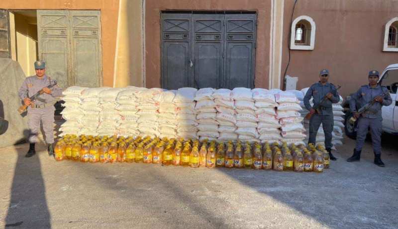الجمارك تحجز كميات معتبرة من المواد الغذائية والمخدرات