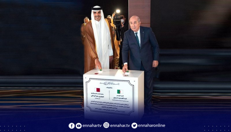 الرئيس تبون وأمير قطر يضعان حجر الأساس للمستشفى الجزائري القطري الألماني