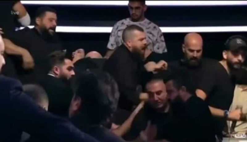 فيديو.. خلاف يتطور إلى إطلاق نار في برنامج تلفزيوني!