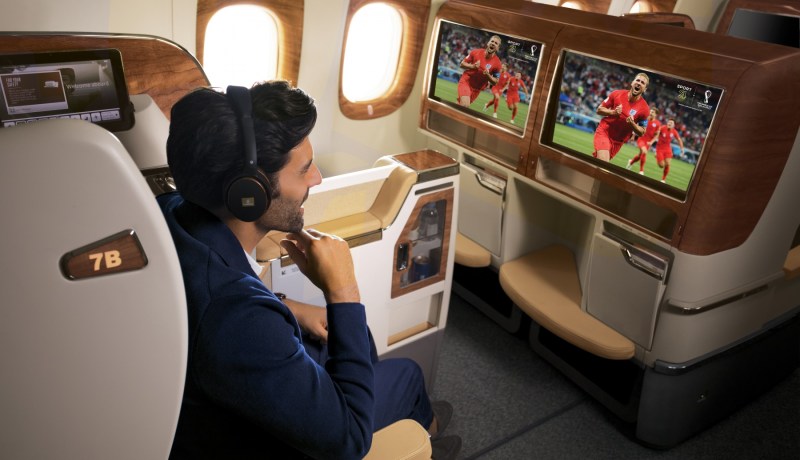 طيران الإمارات تعرض مباريات كأس العالم في بث حي على رحلاتها