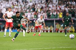السعودية متأخرة في النتيجة ضد بولندا في الشوط الأول