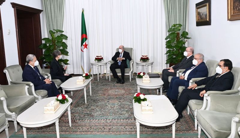الرئيس تبون يستقبل رئيسة الحكومة التونسية