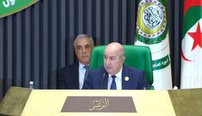 الرئيس تبون يدعو العرب للعمل على منح العضوية الدائمة لفلسطين بالأمم المتحدة