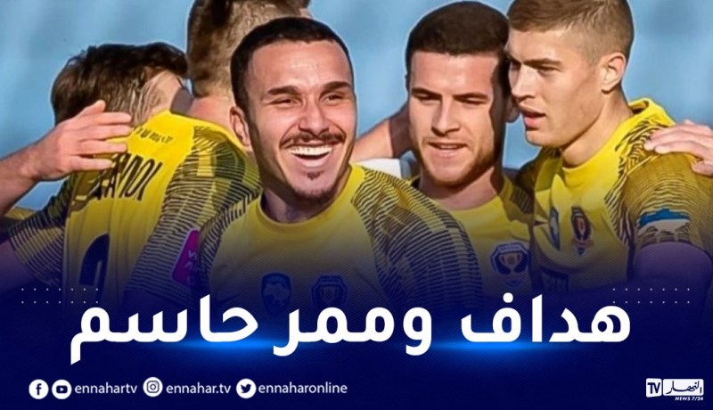 حماش يتألق ويقود ناديه دونيبرو لصدارة الدوري الأوكراني