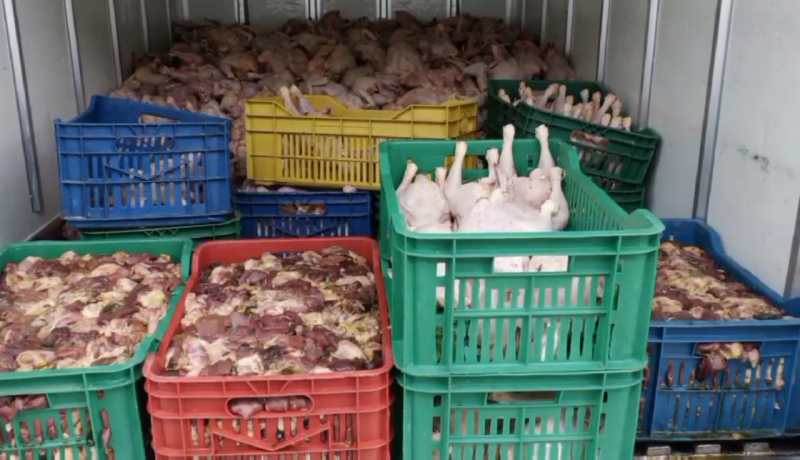 إحباط تسويق 7 قناطير لحوم بيضاء فاسدة بوهران