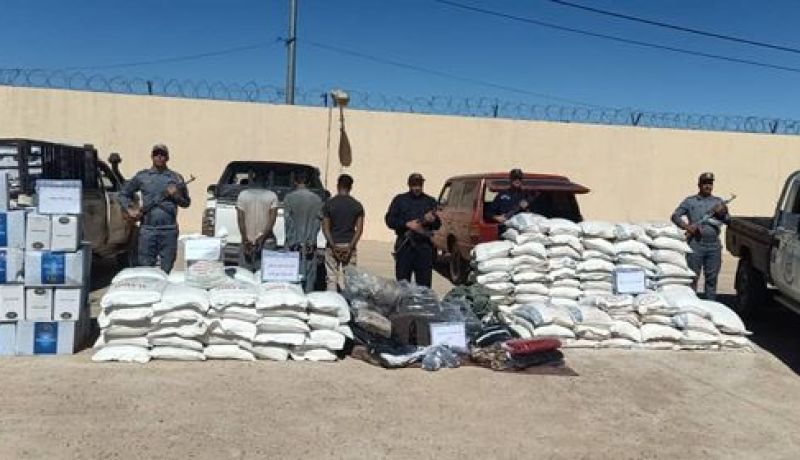 حجز كمية ضخمة من المواد الغذائية مُوجهة للتهريب بعين قزام