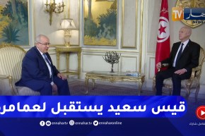 الرئيس التونسي يستقبل وزير الخارجية رمطان لعمامرة