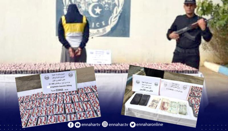 عنابة..حجز  22442  قرص مهلوس من نوع بريغابالين