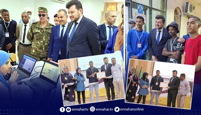  ياسين المهدي يشارك في فعاليات مسابقة “هاكاتون الصحراء” بإليزي