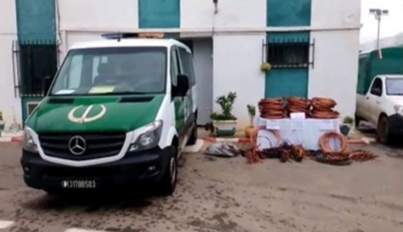 أولاد شبل: حجز أكثر من 9 قناطير نحاس مسروق
