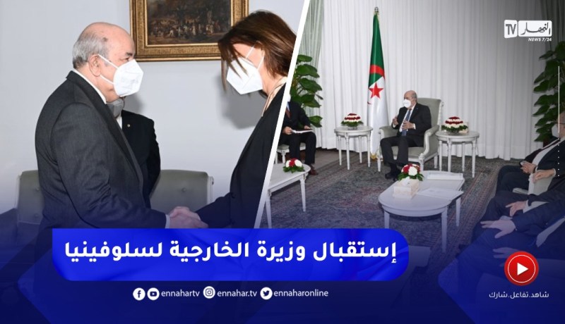 رئيس الجمهورية يستقبل نائب الوزير الأول وزيرة الشؤون الخارجية لسلوفينيا