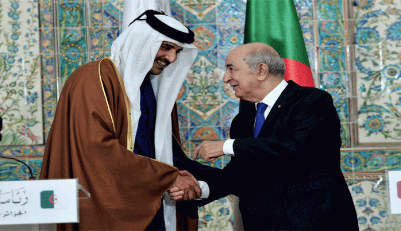 القمة العربية.. أمير قطر يحل بالجزائر