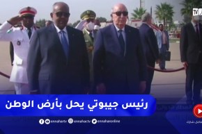 “رئيس الجمهورية يستقبل رئيس جيبوتي “عمر جيلة