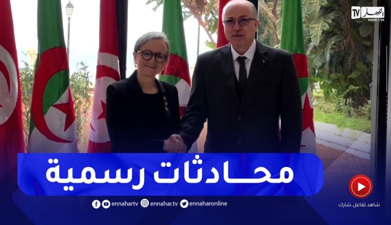 الوزير الأول يجري محادثات مع رئيسة الحكومة التونسية