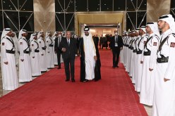 صور استقبال الرئيس تبون في الدوحة لحضور افتتاح مونديال قطر
