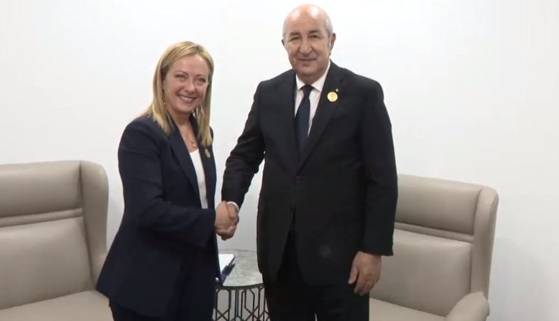 بالفيديو.. رئيس الجمهورية يلتقي جيورجيا ملوني رئيسة مجلس الوزراء الإيطالية