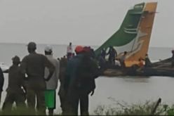 بالفيديو.. تحطم طائرة في منبع نهر النيل