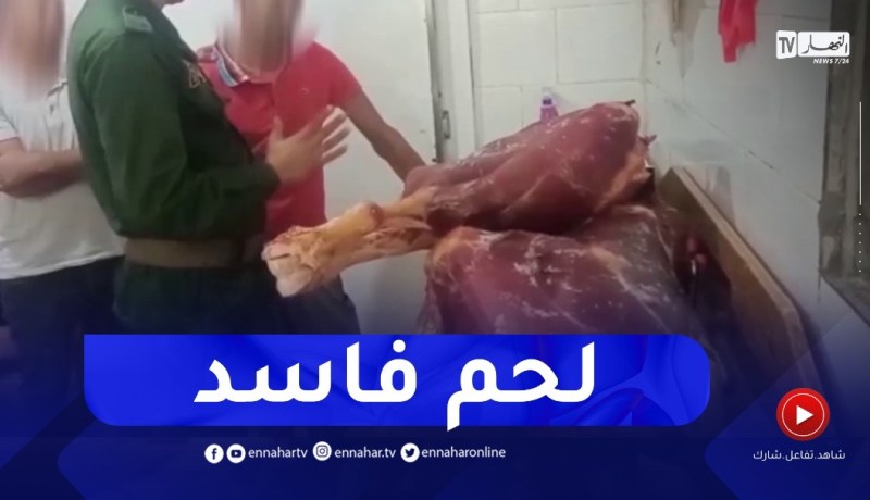 توقيف شخص و حجز أزيد من 235 كلغ من اللحوم الفاسدة بأولاد فايت