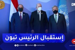 رئيس الجمهورية يستقبل من طرف الرئيس المصري والأمين العام للأمم المتحدة