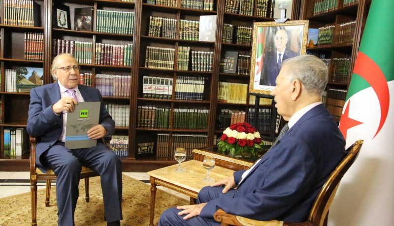 قوجيل لروسيا اليوم: الجزائر تؤمن بمبدأ عدم التدخل في الشؤون الداخلية للدول