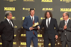 ليفاندوفسكي يتسلم جائزة الحذاء الذهبي