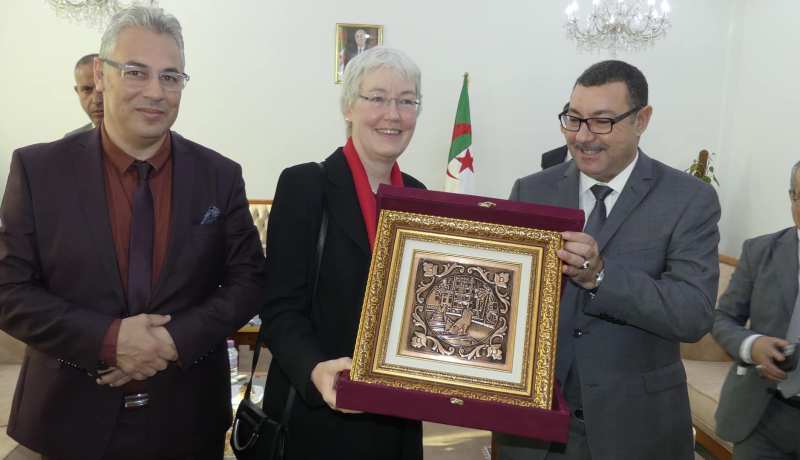والي وهران يستقبل سفيرة ألمانيا